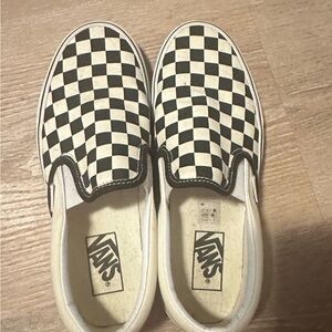 COPY - Vans Black and White Checkered Slip-On Sneakers